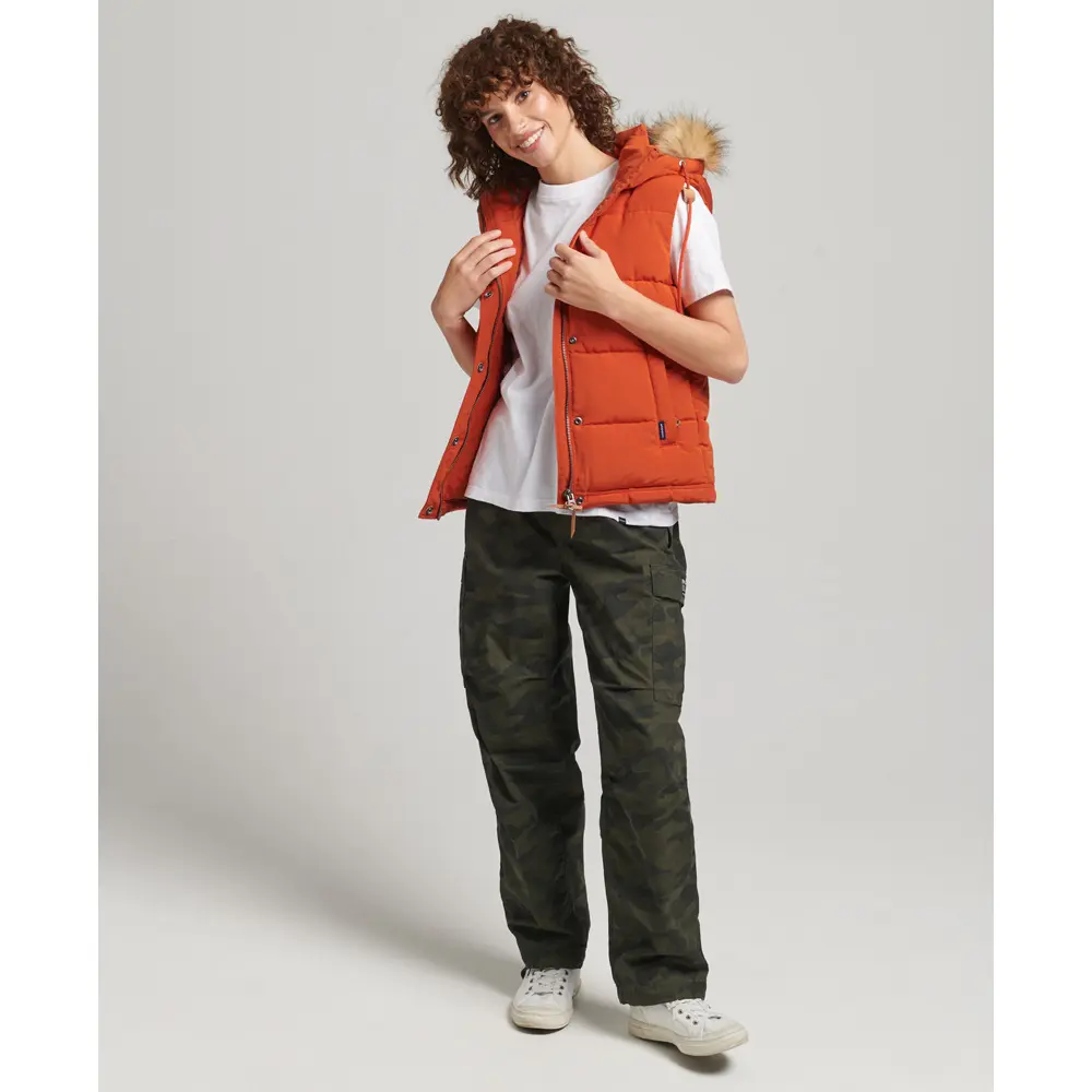 Gilet in ecopelliccia da donna Superdry Everest