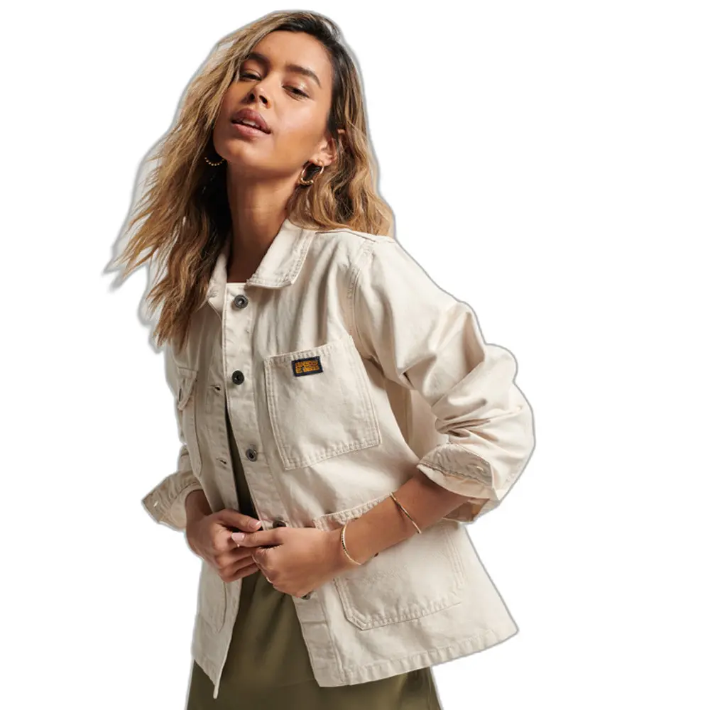 Blouson coton bio femme Superdry Vintage Chore