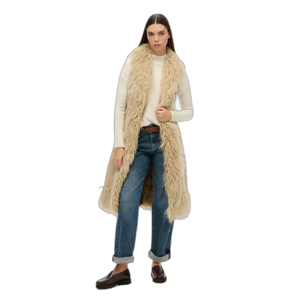Gilet in faux pelliccia donna Superdry