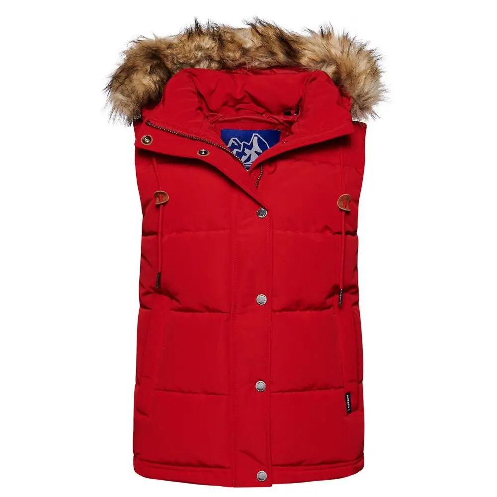 Daunenweste mit Kunstpelz, Damen Superdry Everest