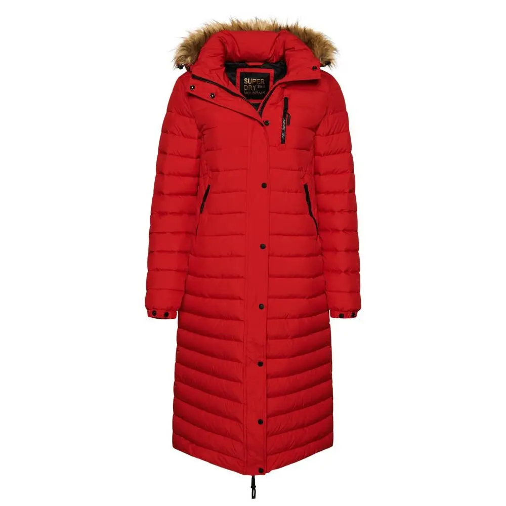 Doudoune longue à capuche femme Superdry Fuji
