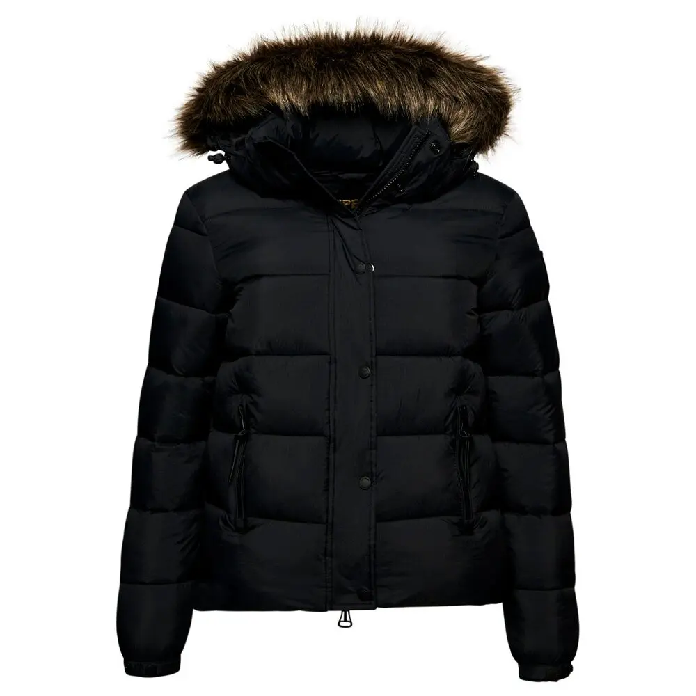 Doudounes Superdry Doudoune courte à capuche zippée EU - vue 2