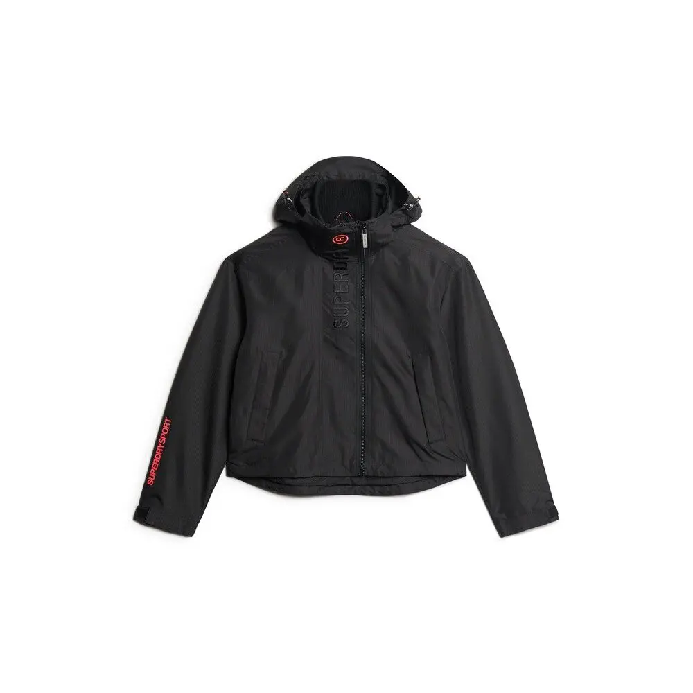Giacca a vento con cappuccio ricamata donna Superdry SD
