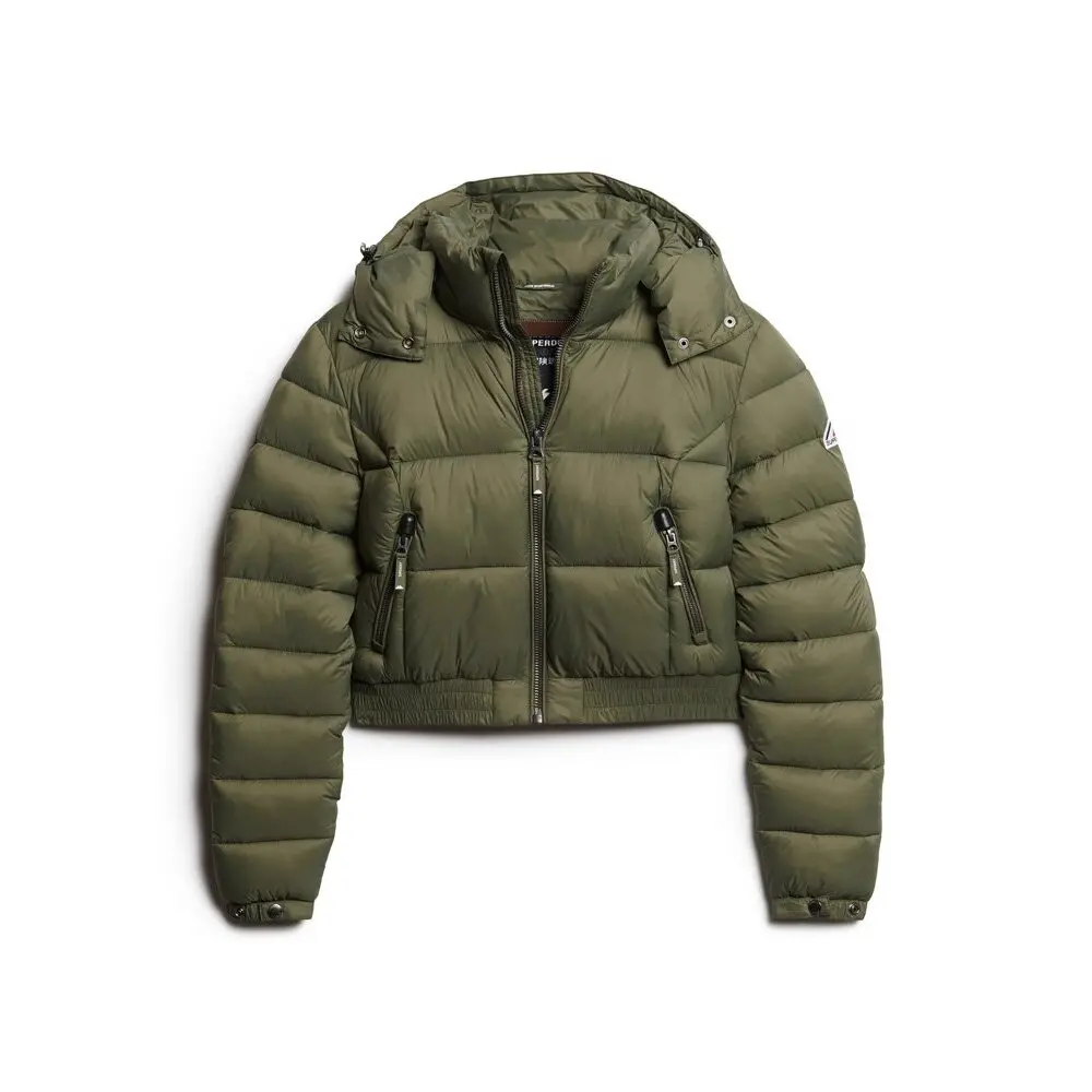 Doudoune courte à capuche femme Superdry Fuji