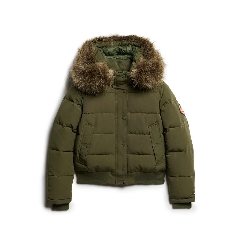 Doudounes Superdry Everest Faux Fur Longline Jkt EU