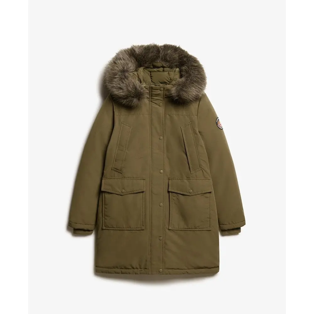Parka in pelliccia sintetica donna Superdry Everest