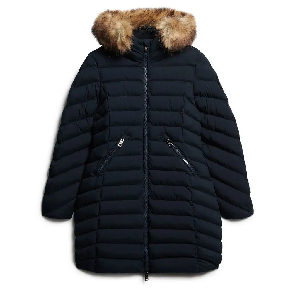Doudoune mid femme Superdry Fuji Faux Fur