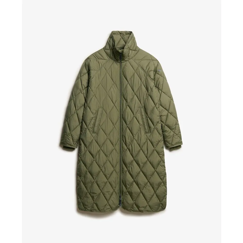 Piumino da donna Superdry Superlong Liner