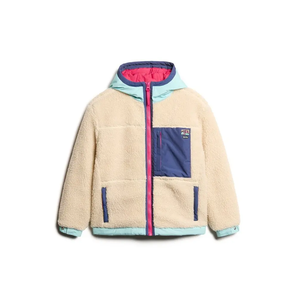 Veste Superdry Veste Sherpa à capuche vintage US 8