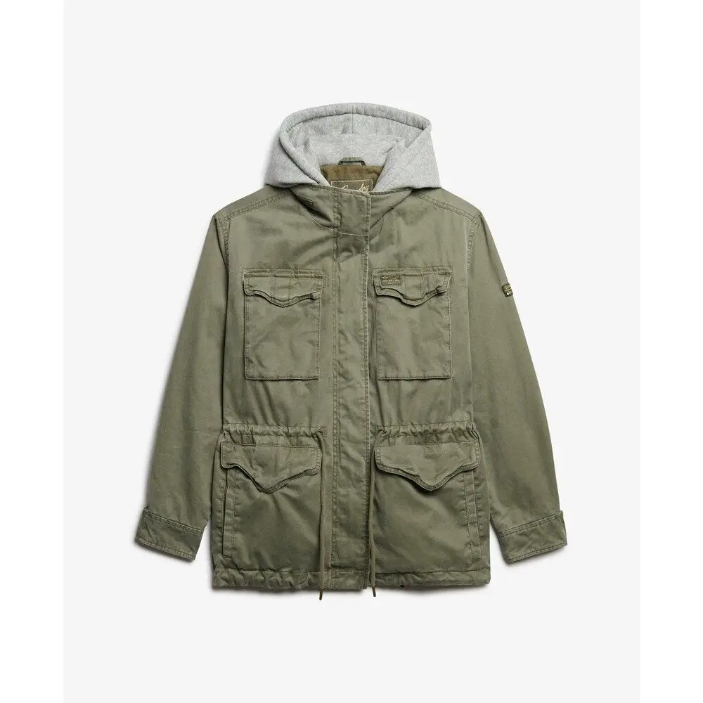 Veste à capuche femme Superdry Military