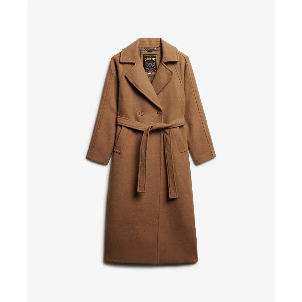 Veste Superdry Manteau long en laine mélangée décontracté US 10