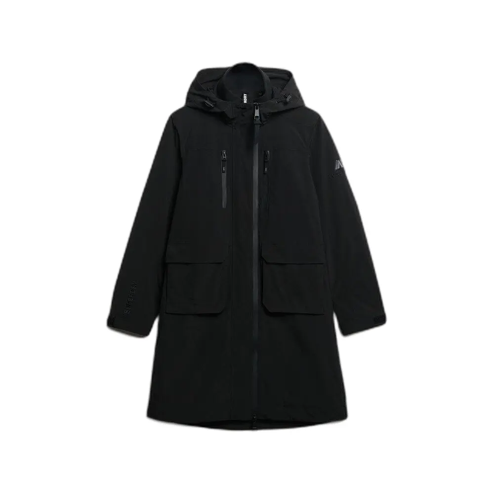 Parka à capuche femme Superdry Longline