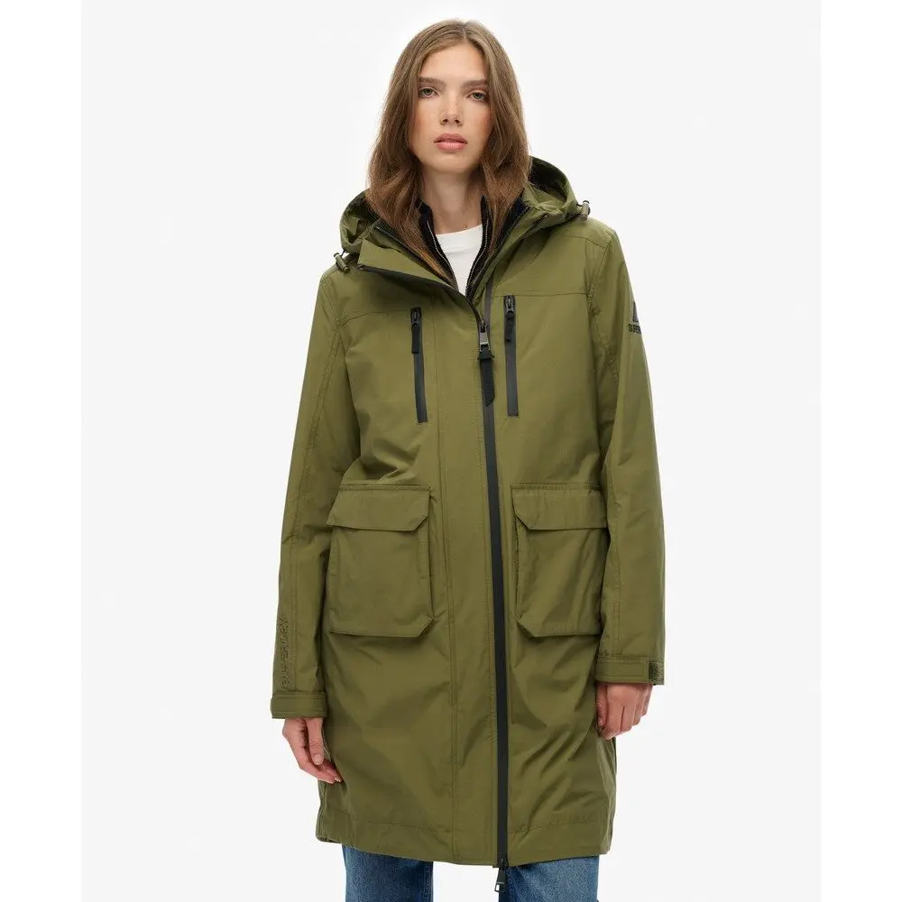 Parka à capuche femme Superdry Longline