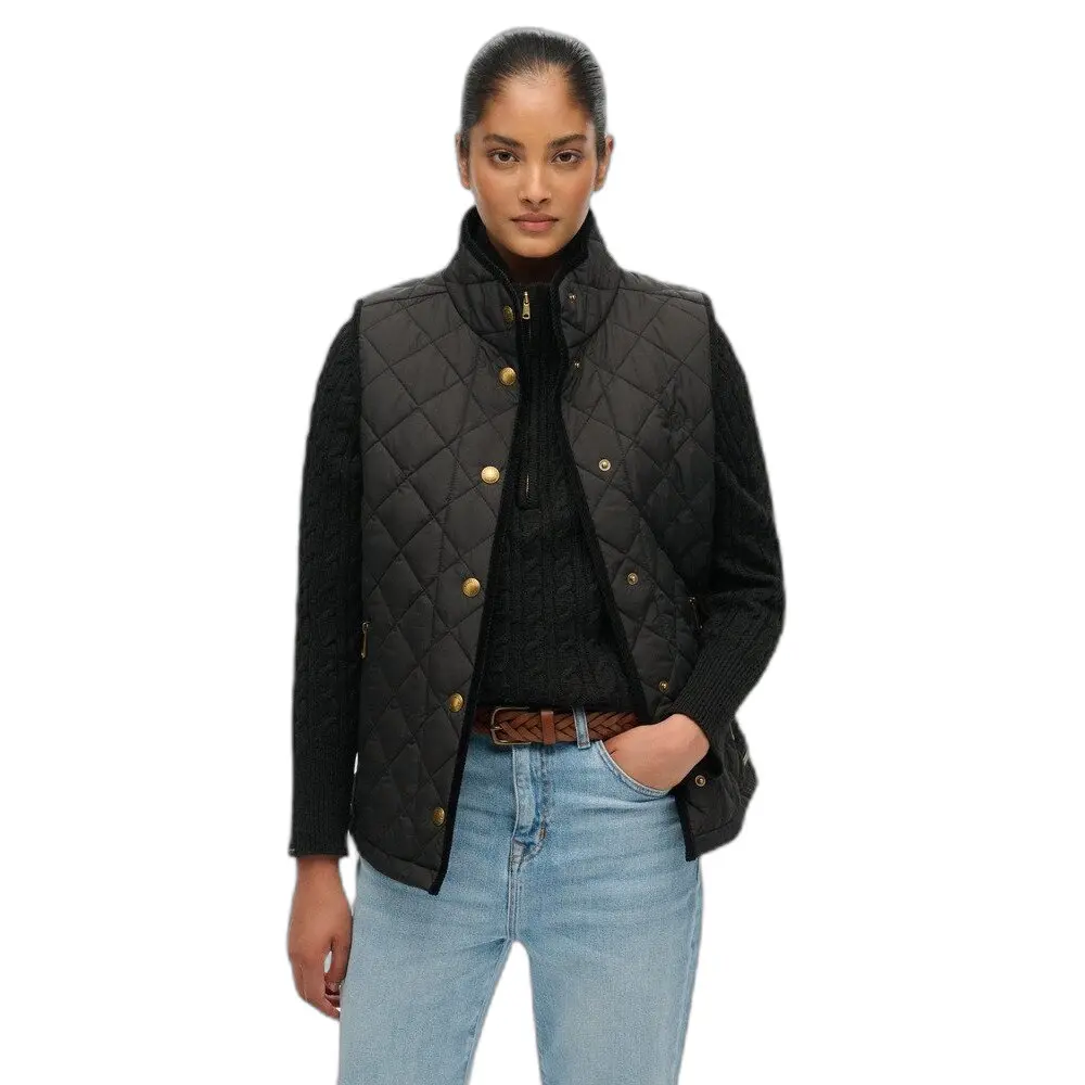 Doudoune sans manches femme Superdry Estate Country Liner
