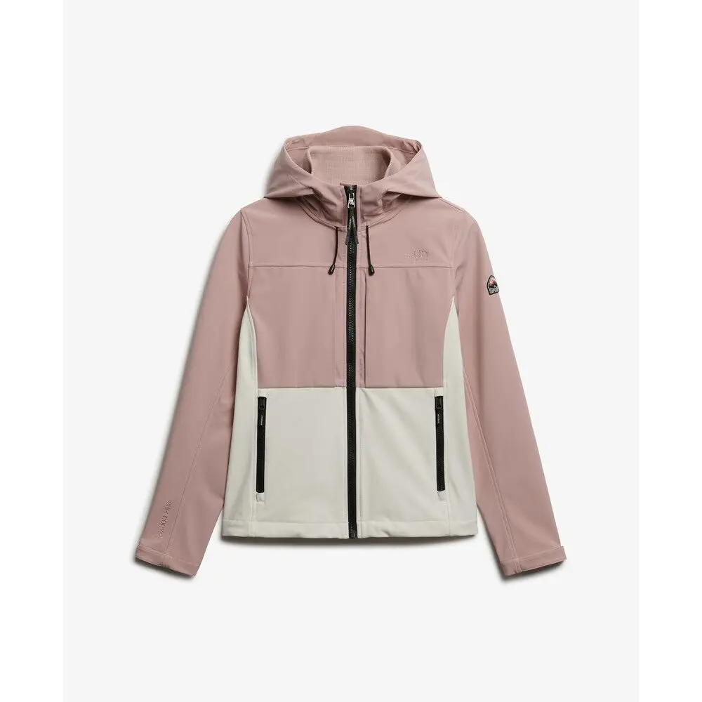 Wanderjacke mit Kapuze, Damen Superdry Colourblock