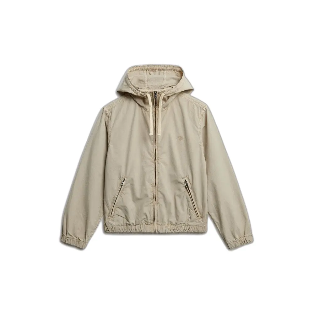 Veste à capuche en sergé délavé femme Superdry - vue 2