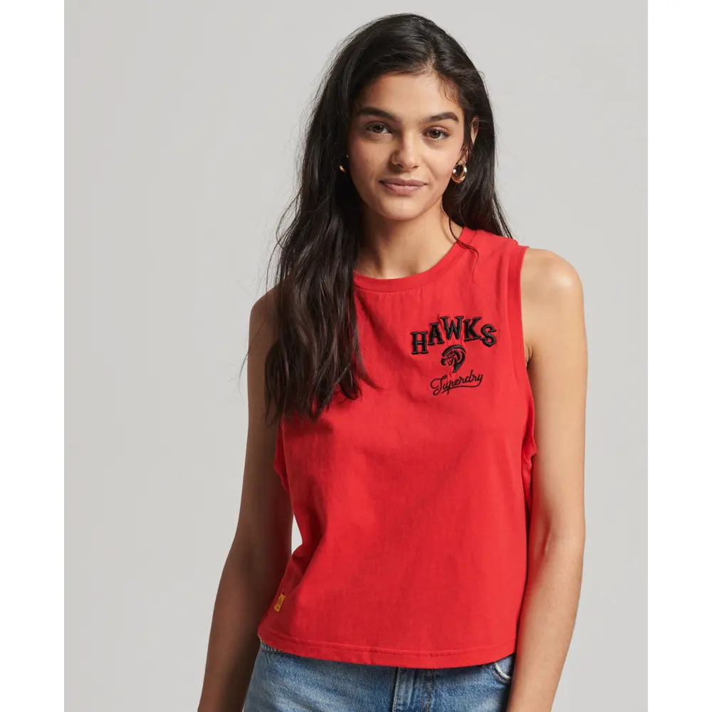 Superdry Vintage Collegiate Tank GiletSurgilet Femme - vue 6