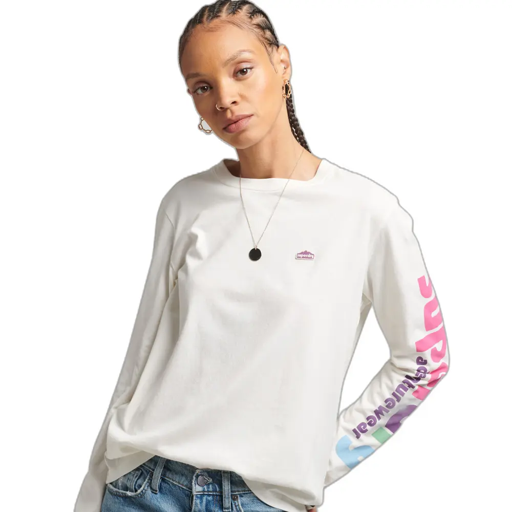 T-shirt donna a maniche lunghe  Terrain 90s