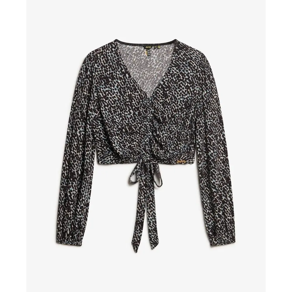 Blouses Superdry Haut vintage noué sur le devant US 10