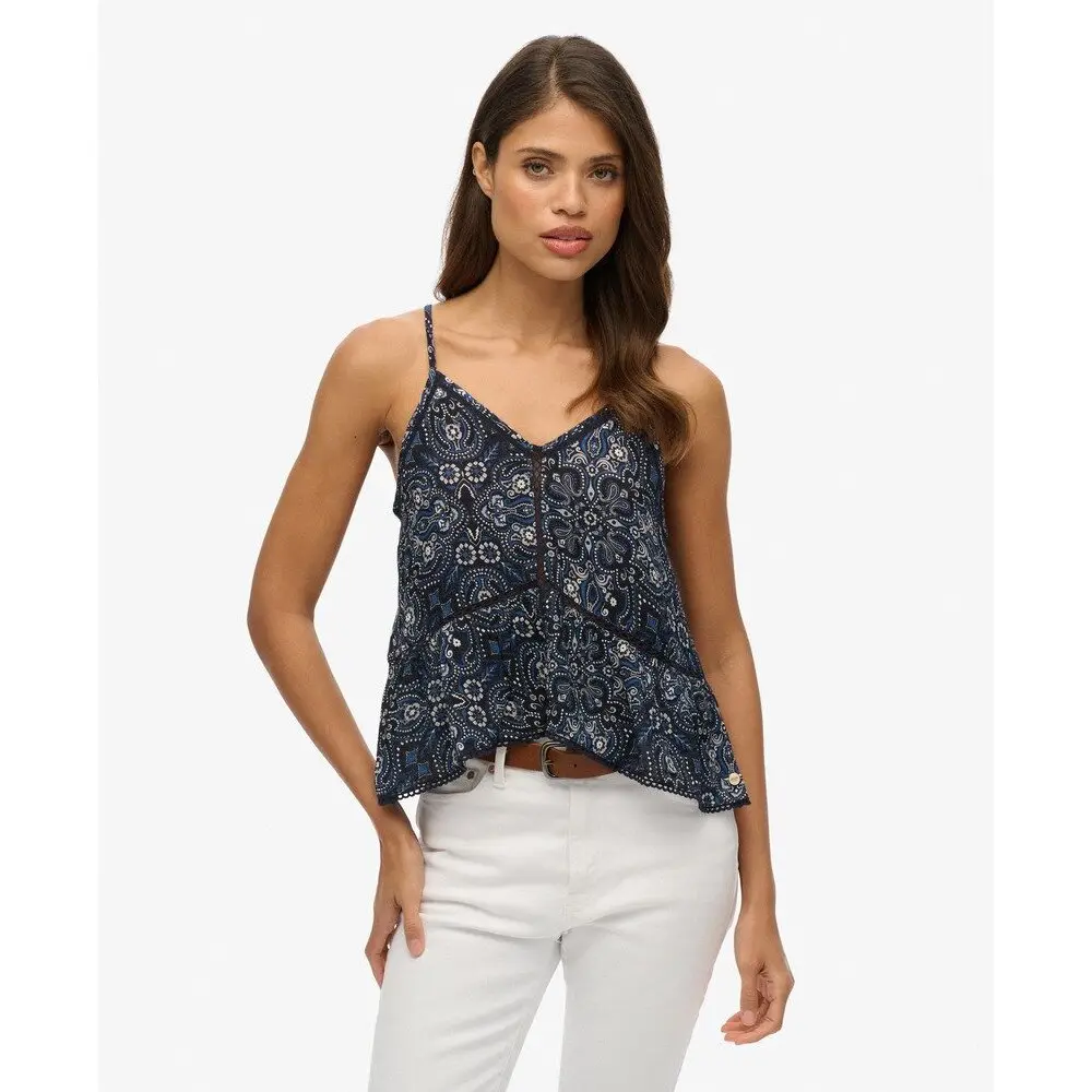 Débardeur à liseré échelle femme Superdry