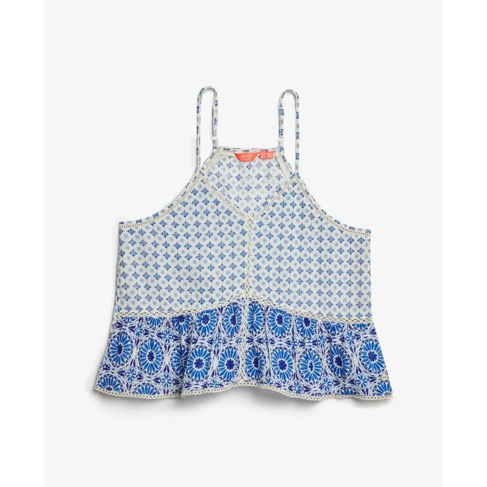Blouses Superdry Haut caraco à bordure échelle US 8