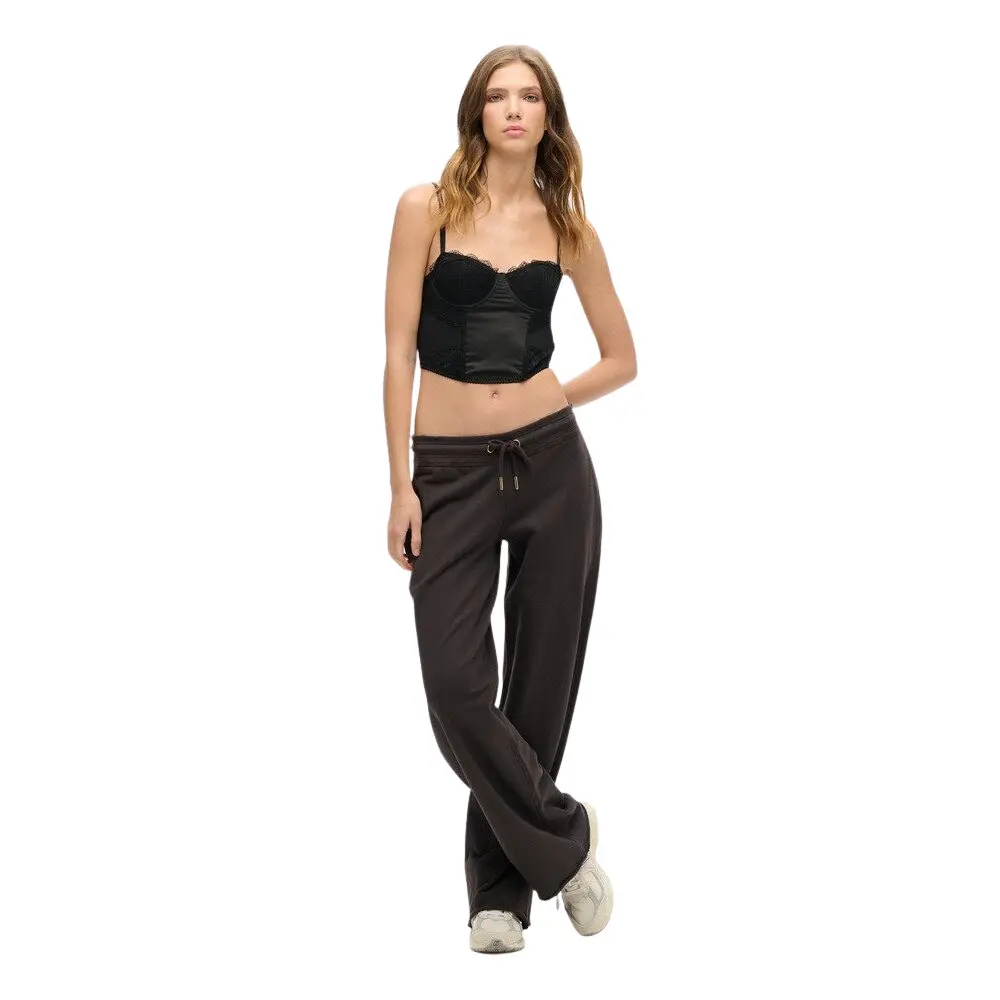 Bustier en résille et satin femme Superdry