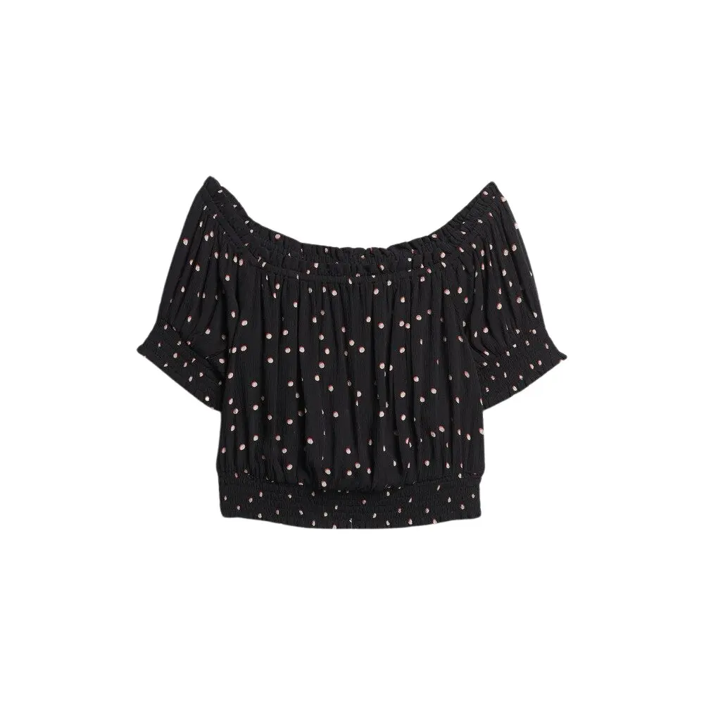 Blouses Superdry Haut court à manches courtes et smocks US 8