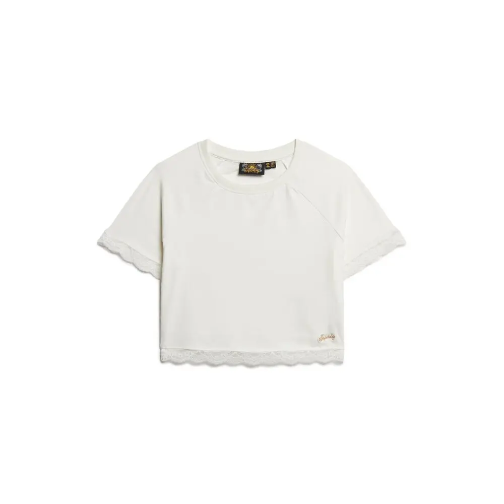 Maglietta da donna con bordi Superdry