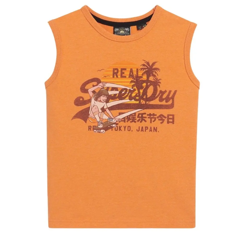 Debardeur Superdry Débardeur slim à logo graphique vintage LA US 12