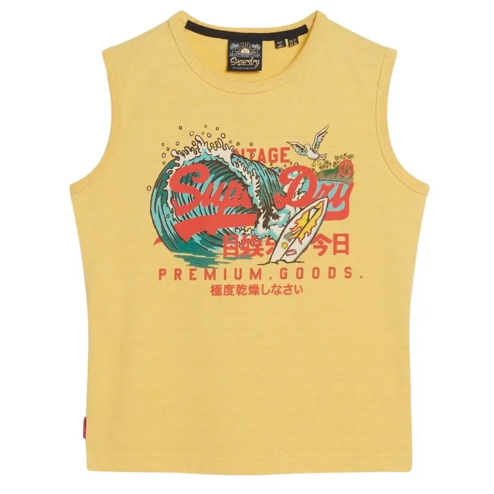 Debardeur Superdry Débardeur slim à logo graphique vintage LA US 8