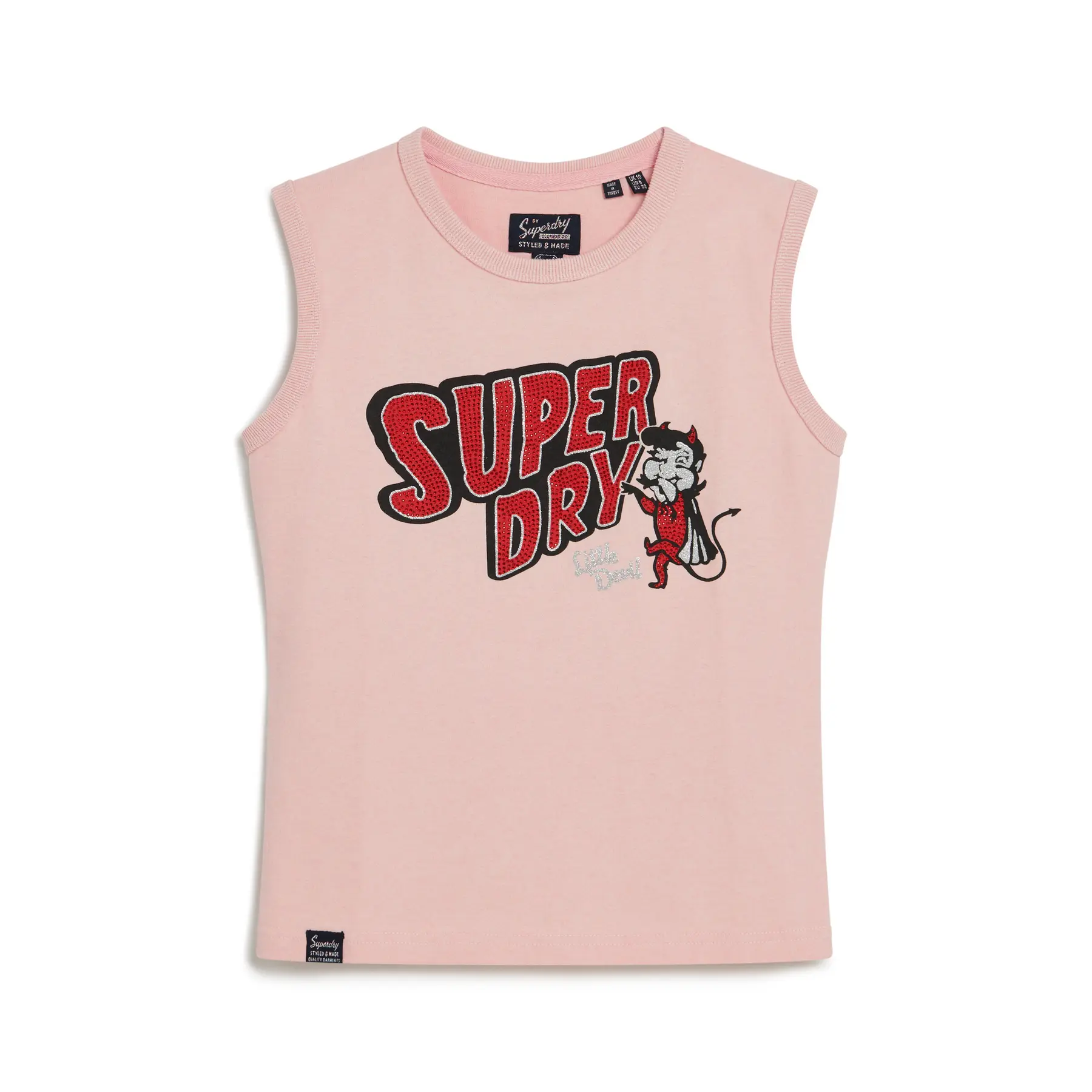 Debardeur Superdry Débardeur Slim à Ornements Rétro US 6