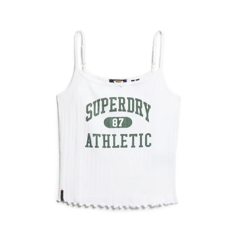 Débardeur en pointelle avec motif femme Superdry Athletic