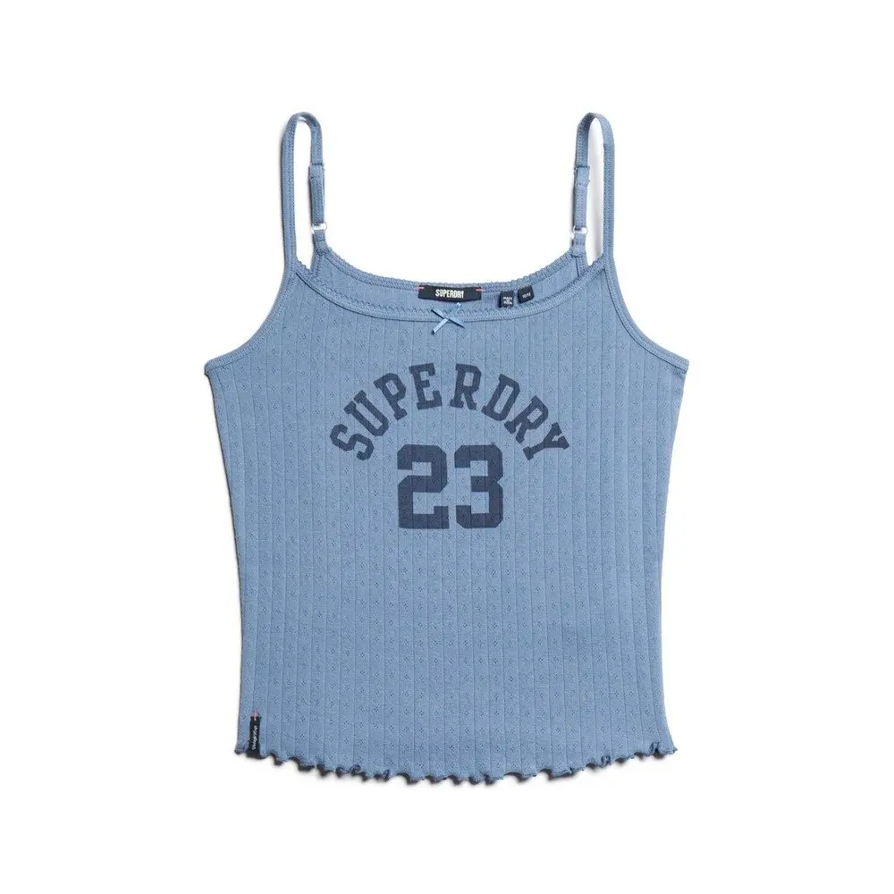 Canotta in pizzo con motivo donna Superdry Athletic