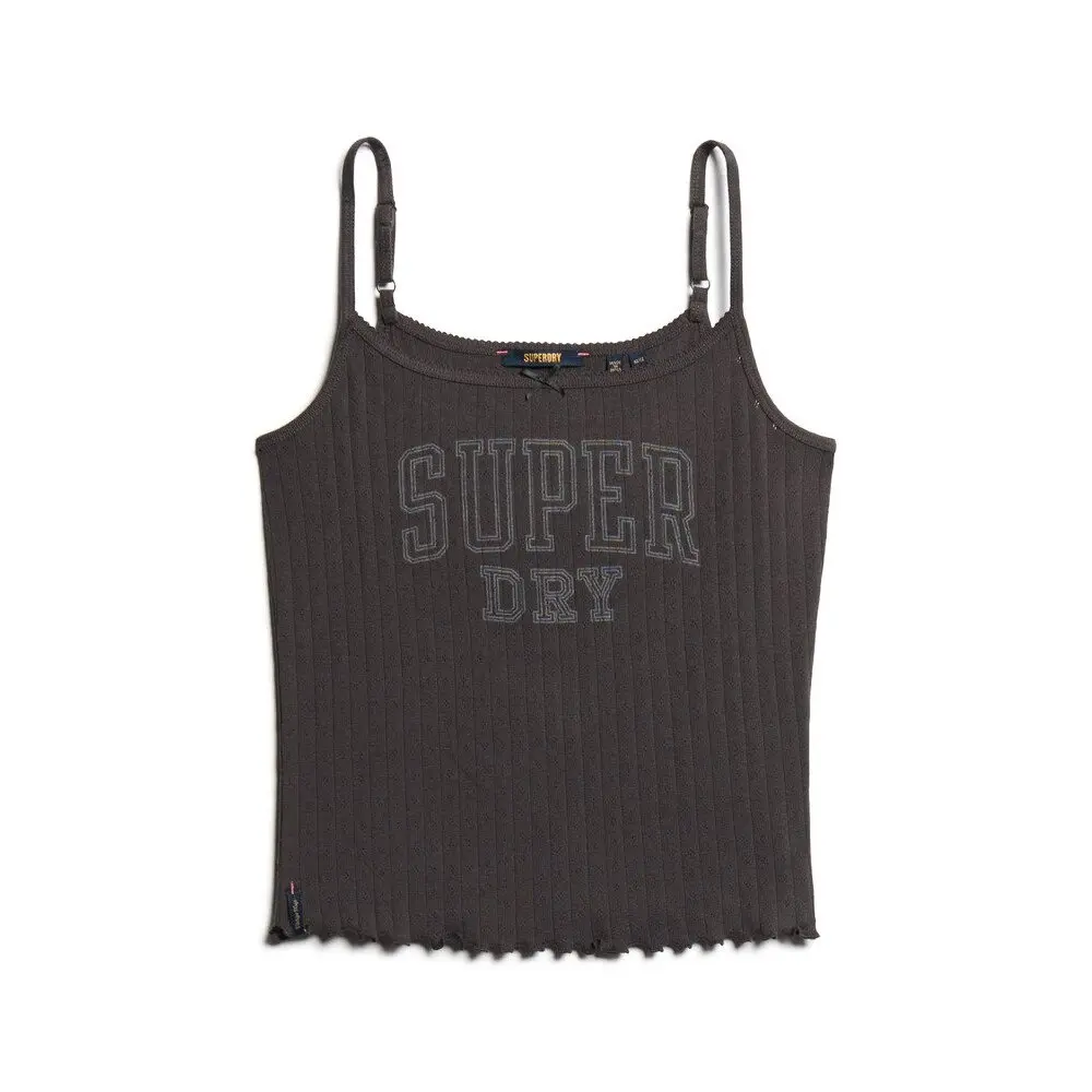Débardeur en pointelle avec motif femme Superdry Athletic