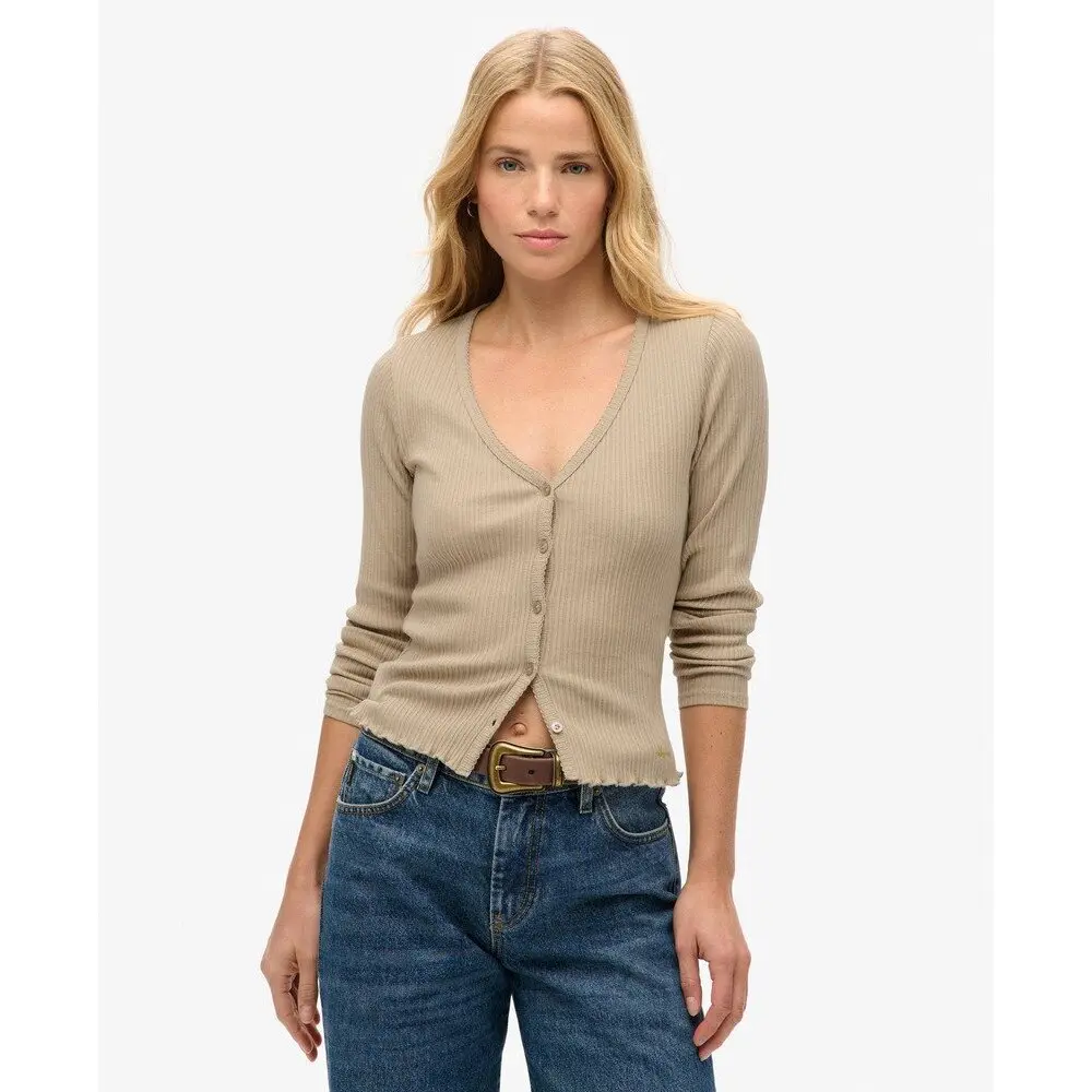 Cardigan boutonné femme Superdry Essential