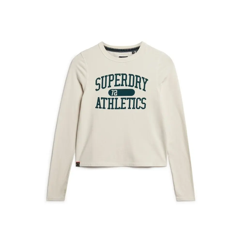 T-shirt da donna slim-fit Superdry Athletic Essentials Ringer