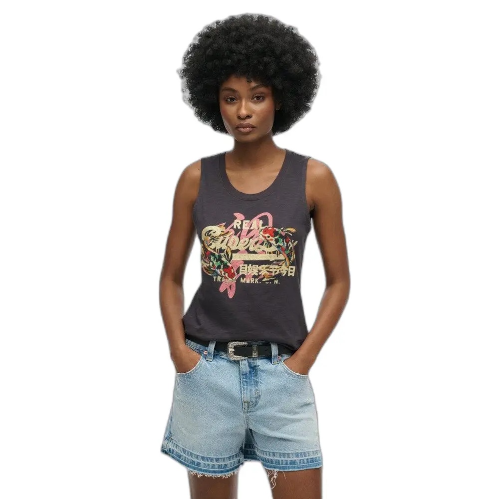 Debardeur Superdry Débardeur col rond Vl Tokyo US 10