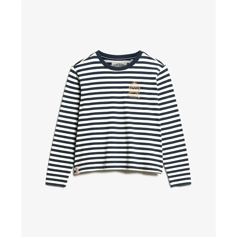 Sweatshirt rayé femme Superdry Country Club