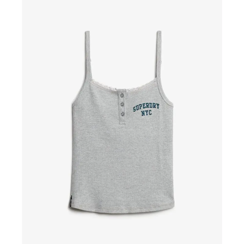 Debardeur Superdry Débardeur brodé à boutons femme Athletic Essentials EU