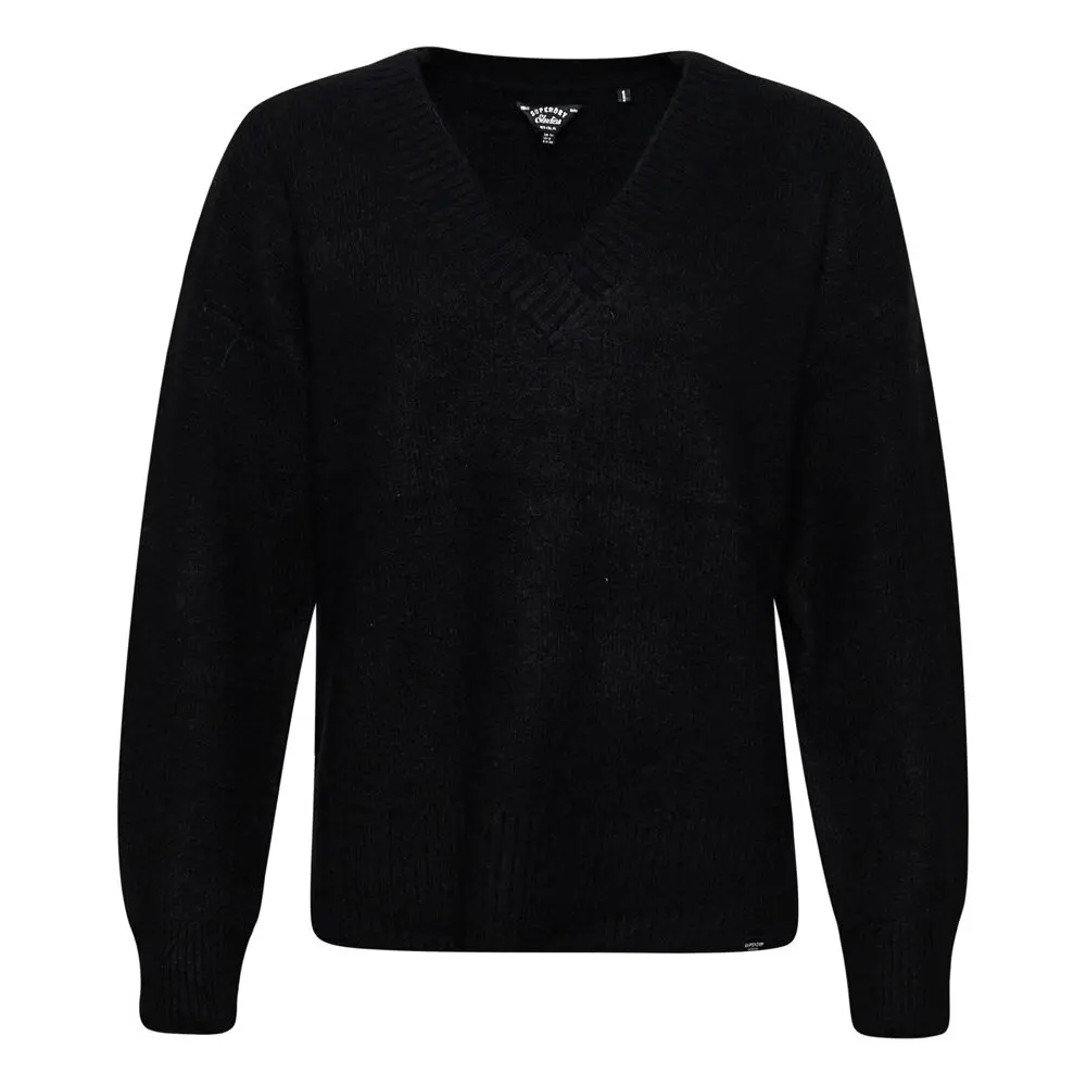 Pull oversize col V femme Superdry