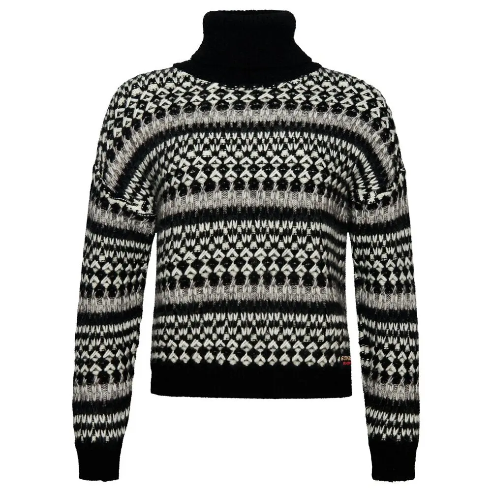 Pull court en maille Col roulé femme Superdry