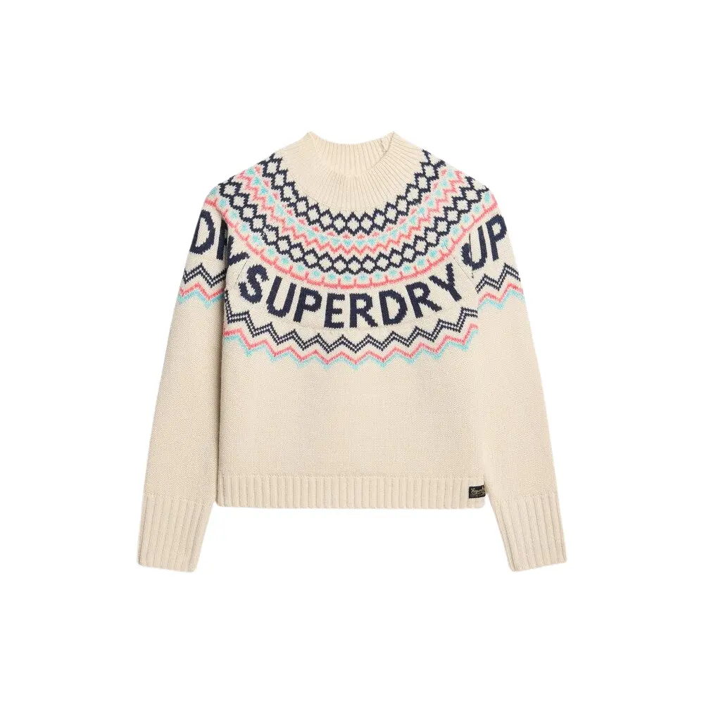 Pull Superdry Pull de marque Fairisle US 12 - vue 2