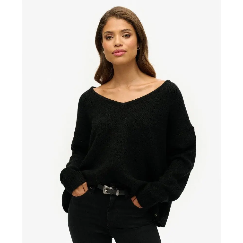 Pull Superdry Pull col V oversize femme EU - vue 2