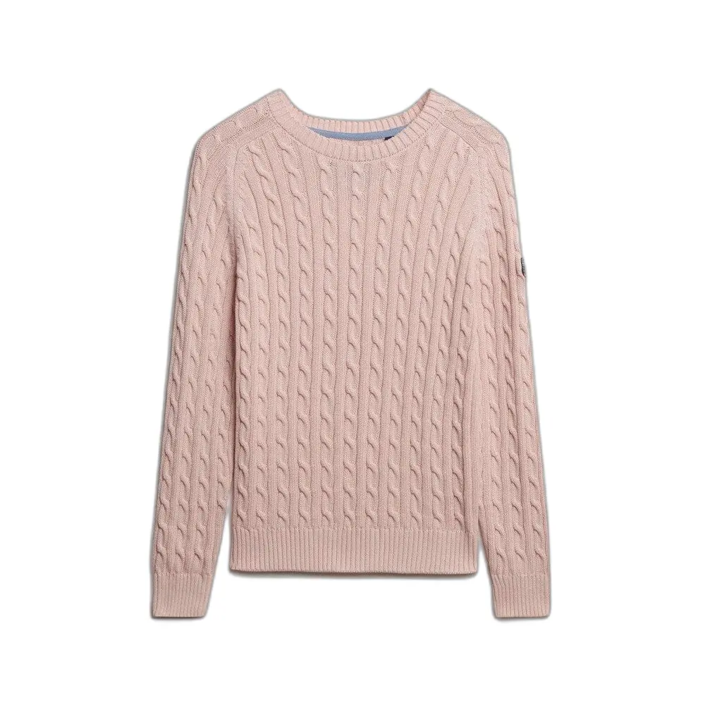 Pull large en maille torsadée femme Superdry