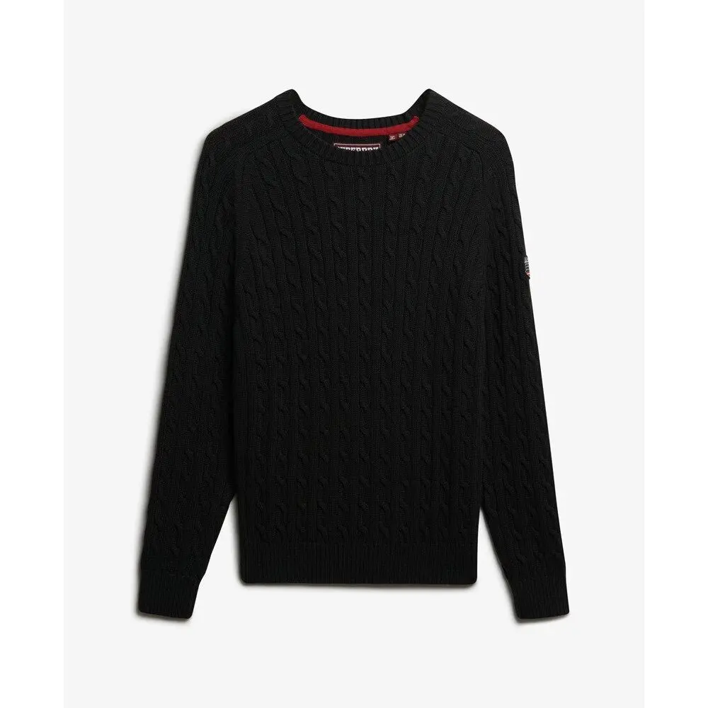 Pull torsadée ample femme Superdry