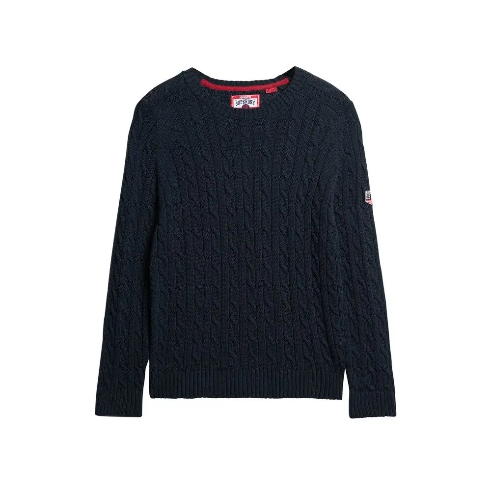Chunky cable knit jumper women Superdry