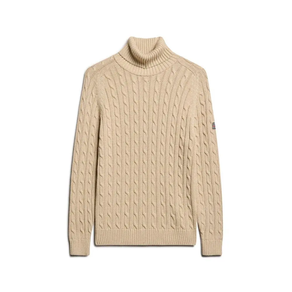 Pull Superdry Col roulé souple avec câble US 8
