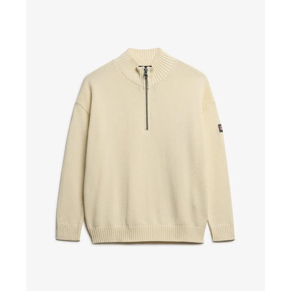 Pull ample en maille à col camionneur femme Superdry