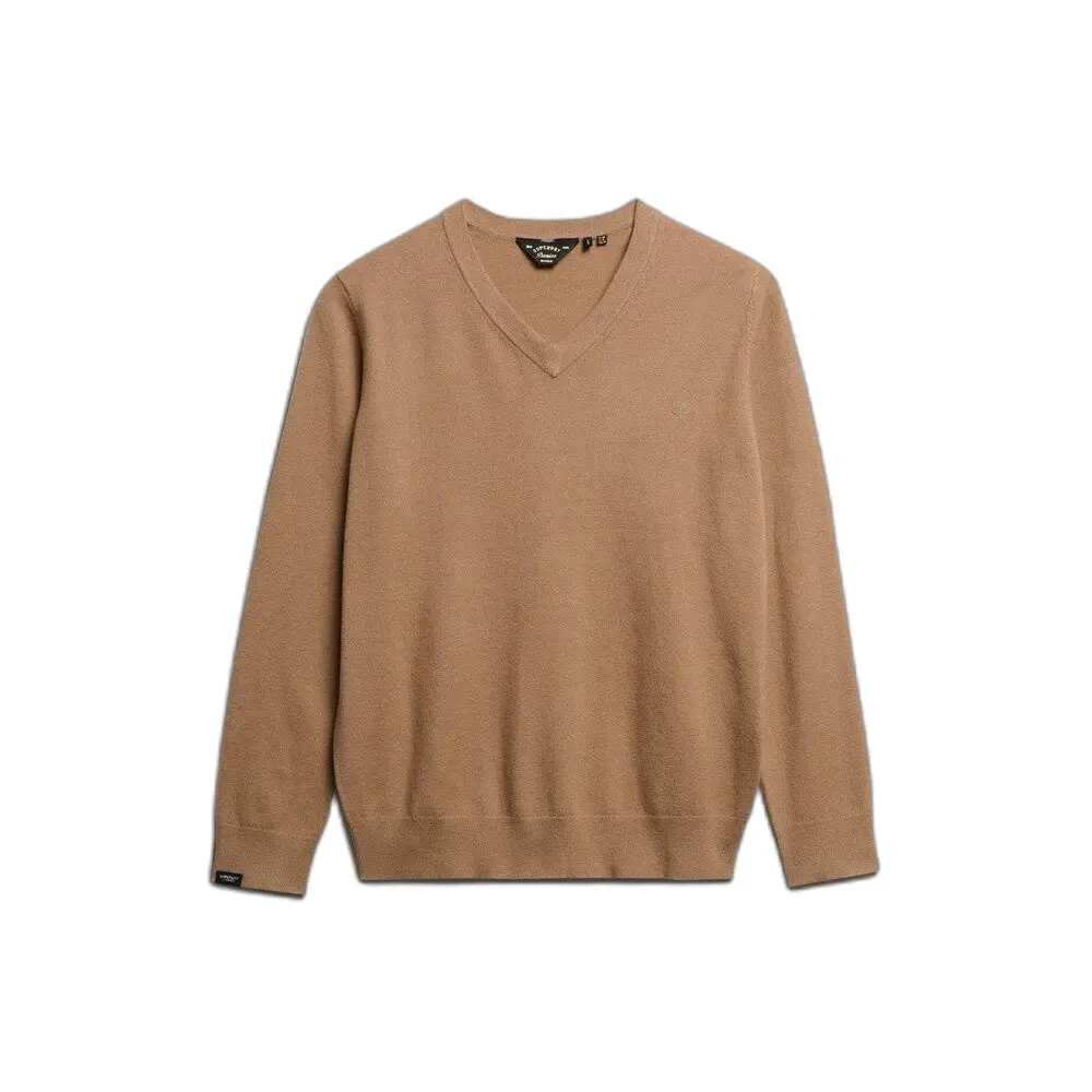 Pullover classico donna con scollo a V Superdry