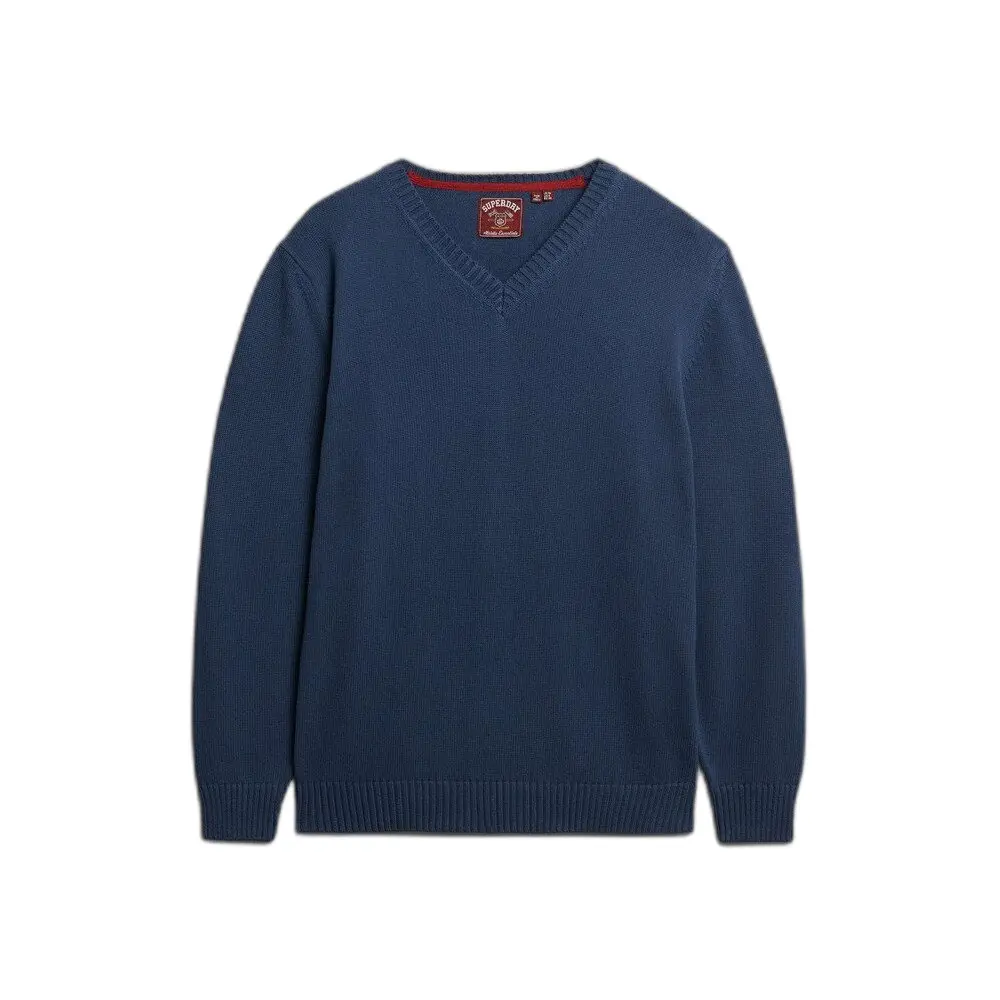 Pull oversized col V femme Superdry